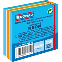 Öntapadó jegyzettömb, 50x50mm, 250 lap, DONAU, neon kék Öntapadó jegyzettömb, 50x50mm, 250 lap, DONAU, neon kék