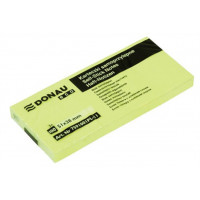 Öntapadó jegyzettömb, 38x51mm, 3x100 lap, DONAU "ECO", sárga Öntapadó jegyzettömb, 38x51mm, 3x100 lap, DONAU "ECO", sárga