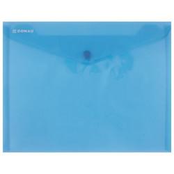 Irattartó tasak,A5, PP, patentos, DONAU, kék