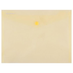 Irattartó tasak, A5, PP, patentos, DONAU, sárga