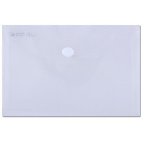 Irattartó tasak, A6, PP, patentos, DONAU, áttetsző Irattartó tasak, A6, PP, patentos, DONAU, áttetsző