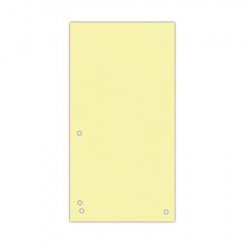 Elválasztócsík, karton, DONAU, citromsárga