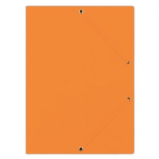 Gumis mappa, prespán, A4, DONAU "Premium", narancssárga