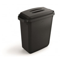 Szemetes, 60 l, műanyag, DURABLE "DURABIN ECO", fekete