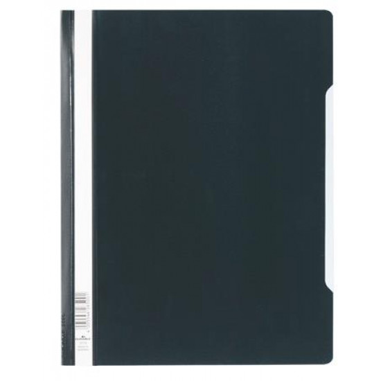 Gyorsfűző, PP, A4+, DURABLE, fekete