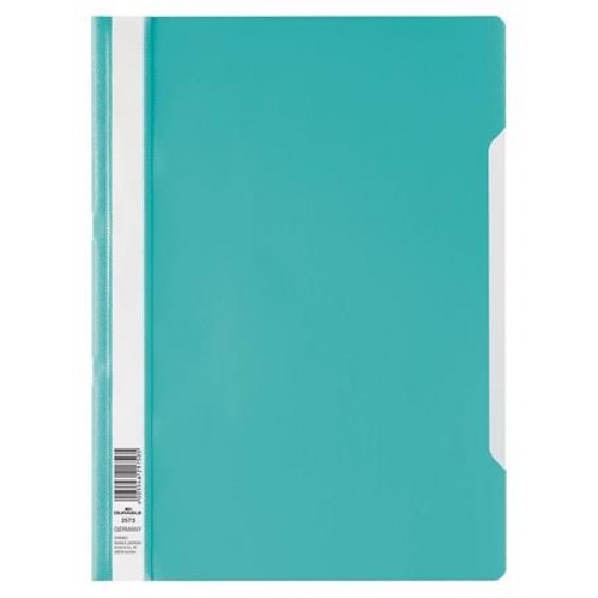 Gyorsfűző, PP, A4, DURABLE "Economy", türkiz