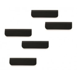 Jegyzettartó klip, öntapadó, mágneses, DURABLE "DURAFIX® CLIP", fekete