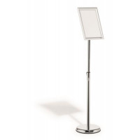 Posztertábla, állványos,  A4, alumínium keret, DURABLE