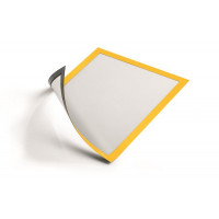 Infokeret, mágneses háttal, A4, DURABLE "DURAFRAME®", sárga Infokeret, mágneses háttal, A4, DURABLE "DURAFRAME®", sárga