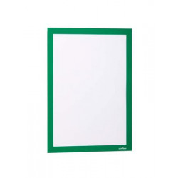 Infokeret, A4, öntapadó háttal, DURABLE "DURAFRAME®", zöld