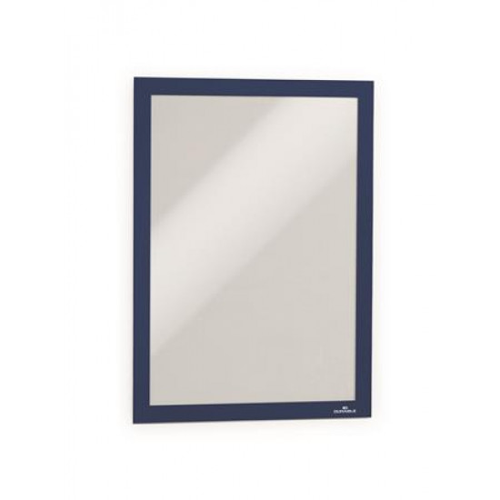Bemutató keret, A4, öntapadó, DURABLE "DURAFRAME®", sötétkék