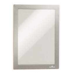 Infokeret, A5, mágneses, DURABLE "DURAFRAME MAGNETIC", ezüst