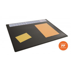 Könyökalátét, 650x500 mm, éves naptárral, DURABLE, fekete Könyökalátét, 650x500 mm, éves naptárral, DURABLE, fekete