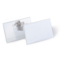 Névkitűző, csíptetővel és tűvel, 54x90 mm, DURABLE Névkitűző, csíptetővel és tűvel, 54x90 mm, DURABLE