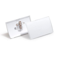 Névkitűző, csíptetővel és tűvel, PP, 54x90 mm, DURABLE "Click Fold" Névkitűző, csíptetővel és tűvel, PP, 54x90 mm, DURABLE "Click Fold"
