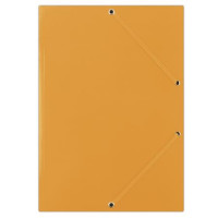 Gumis mappa, karton, A4, DONAU "Standard", narancssárga