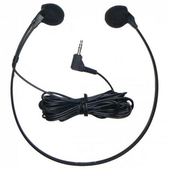 Fülhallgató diktafonhoz, áll alatti, sztereó, 3,5 mm jack, OM SYSTEM "E-103"