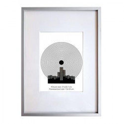 Képkeret, 21x29,7 cm, aluminium keret, "Fotoplus", ezüst Képkeret, 21x29,7 cm, aluminium keret, "Fotoplus", ezüst