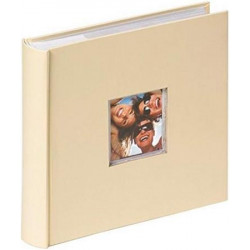 Fotóalbum, 200 fotó, 10x15 cm, "Walther Fun", krém