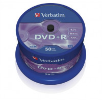 DVD+R lemez, AZO, 4,7GB, 16x, 50 db, hengeren, VERBATIM DVD+R lemez, AZO, 4,7GB, 16x, 50 db, hengeren, VERBATIM