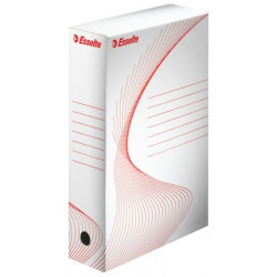 Archiválódoboz, A4, 80 mm, karton, ESSELTE "Boxy", fehér Archiválódoboz, A4, 80 mm, karton, ESSELTE "Boxy", fehér