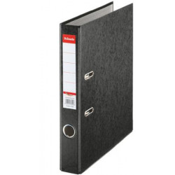 Iratrendező, 50 mm, A4, karton, ESSELTE "Rainbow", fekete