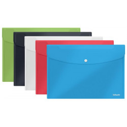 Irattartó tasak, A5, patentos, ESSELTE "Vivida", vegyes színek