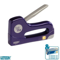 Tűzőpisztoly, hobbi, 13/4-8, RAPID "Fun To Fix M10Y", kék Tűzőpisztoly, hobbi, 13/4-8, RAPID "Fun To Fix M10Y", kék