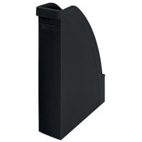 Iratpapucs, műanyag, A4, LEITZ "Recycle", fekete