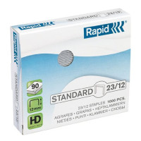 Tűzőkapocs, 23/12, horganyzott, RAPID "Standard" Tűzőkapocs, 23/12, horganyzott, RAPID "Standard"