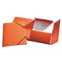 Gumis mappa, 15 mm, prespán, A4, ESSELTE "Rainbow", narancssárga Gumis mappa, 15 mm, prespán, A4, ESSELTE "Rainbow", narancssárga