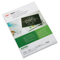 Meleglamináló fólia, 125 mikron, A3, matt, GBC