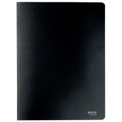 Gyorsfűző, A4, karton, LEITZ "Recycle", fekete