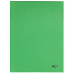 Pólyás dosszié, karton, A4, LEITZ "Recycle", zöld
