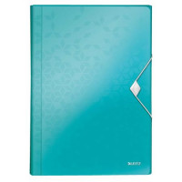 Harmonikamappa, A4, PP, 6 rekeszes, LEITZ "Wow", jégkék Harmonikamappa, A4, PP, 6 rekeszes, LEITZ "Wow", jégkék