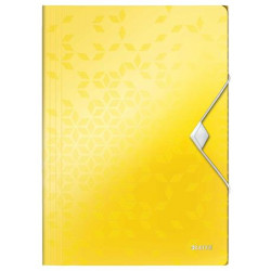 Gumis mappa, PP, A4, LEITZ "Wow", sárga Gumis mappa, PP, A4, LEITZ "Wow", sárga