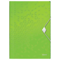 Gumis mappa, PP, A4, LEITZ "Wow", zöld Gumis mappa, PP, A4, LEITZ "Wow", zöld