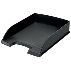 Irattálca, műanyag, LEITZ "Plus", fekete