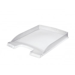 Irattálca, műanyag, vékony, LEITZ "Plus", áttetsző