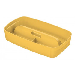 Rendszerező tálca, fogantyúval, LEITZ "MyBox Cosy", melegsárga