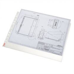 Genotherm, lefűzhető, A3, 75 mikron, narancsos felület, fekvő, ESSELTE