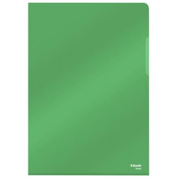 Genotherm, "L", A4, 150 mikron, víztiszta felület, ESSELTE "Luxus", zöld