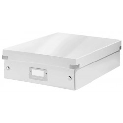 Doboz, rendszerező, M méret, LEITZ "Click&Store", fehér