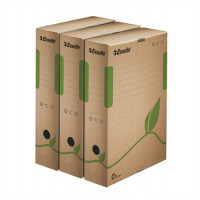 Archiválódoboz, A4, 80 mm, újrahasznosított karton, ESSELTE "Eco", barna Archiválódoboz, A4, 80 mm, újrahasznosított karton, ESSELTE "Eco", barna