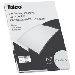 Meleglamináló fólia, 125 mikron, A3, fényes, IBICO "Standard"