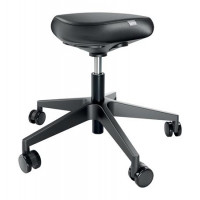 Munkaszék, görgős, ergonomikus, LEITZ "Ergo Comfort", sötétszürke