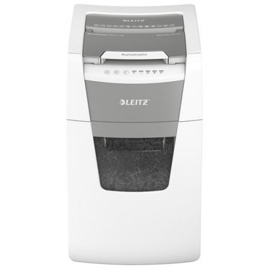 Iratmegsemmisítő, mikrokonfetti, 150 lap, LEITZ "IQ AutoFeed Office 150 P5 Pro"