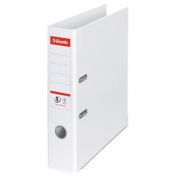 Iratrendező, 75 mm, A4, PP, élvédő sínnel, ESSELTE "Standard", Vivida fehér Iratrendező, 75 mm, A4, PP, élvédő sínnel, ESSELTE "Standard", Vivida fehér