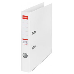 Iratrendező, 50 mm, A4, PP, élvédő sínnel, ESSELTE "Standard", Vivida fehér Iratrendező, 50 mm, A4, PP, élvédő sínnel, ESSELTE "Standard", Vivida fehér