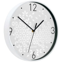 Falióra, 29 cm, LEITZ "Wow", fehér Falióra, 29 cm, LEITZ "Wow", fehér